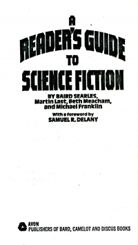 A Reader's Guide to Science Fiction by Baird Searles, Beth Meacham, Martin Last and Michael Franklin