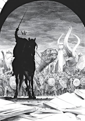 Битва за Минас-Тирит, иллюстрации к роману Толкина «Возвращение короля»