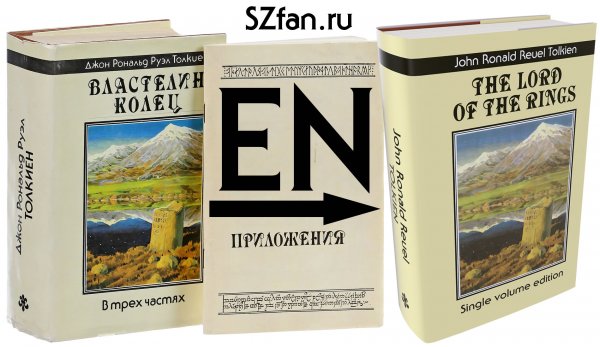 J.R.R. Tolkien The Lord of the Rings Original edition in Russian and English Virtual copy
