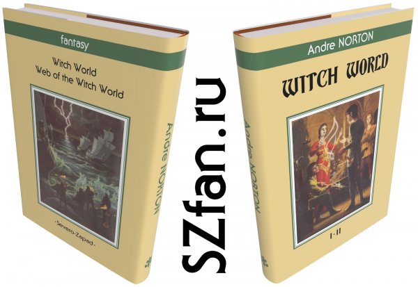 Witch World by Andre Norton book dust jacket — English dust jacket (virtual)