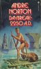 “Daybreak—2250 A.D.” Andre Norton cover artist unknown, «Рассвет в 2250-м году», Андре Нортон, художник не определён