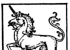 Unicorn rampant, Unicorn passant, Unicorn statant. “A Complete Guide to Heraldry” by Arthur Charles Fox-Davies